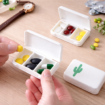 Mini Pill Box – 3-Grid Tablet Organizer | Travel Medicine & Pill Storage Case